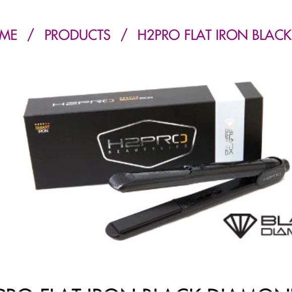 H2PRO FLAT IRON BLACK DIAMOND - Professional Iron - Picture 6 of 8